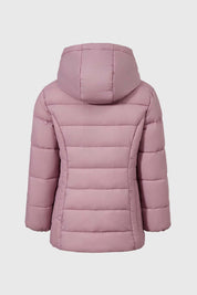 Parka Niña Larga Palo Rosa