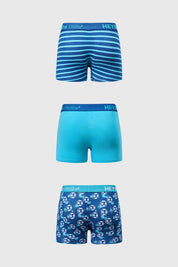 Boxer Niño Tripack Niño Azul