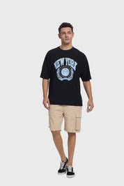 Polera Hombre Sport Tenis Negro
