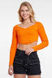 Polera Mujer Top Seamless Naranjo