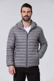 Parka Hombre Gris