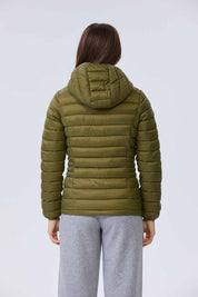 Parka Mujer Corta Verde