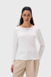 Polera Mujer Rib Crudo