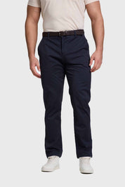 Pantalón Hombre Chino Cinturón Azul