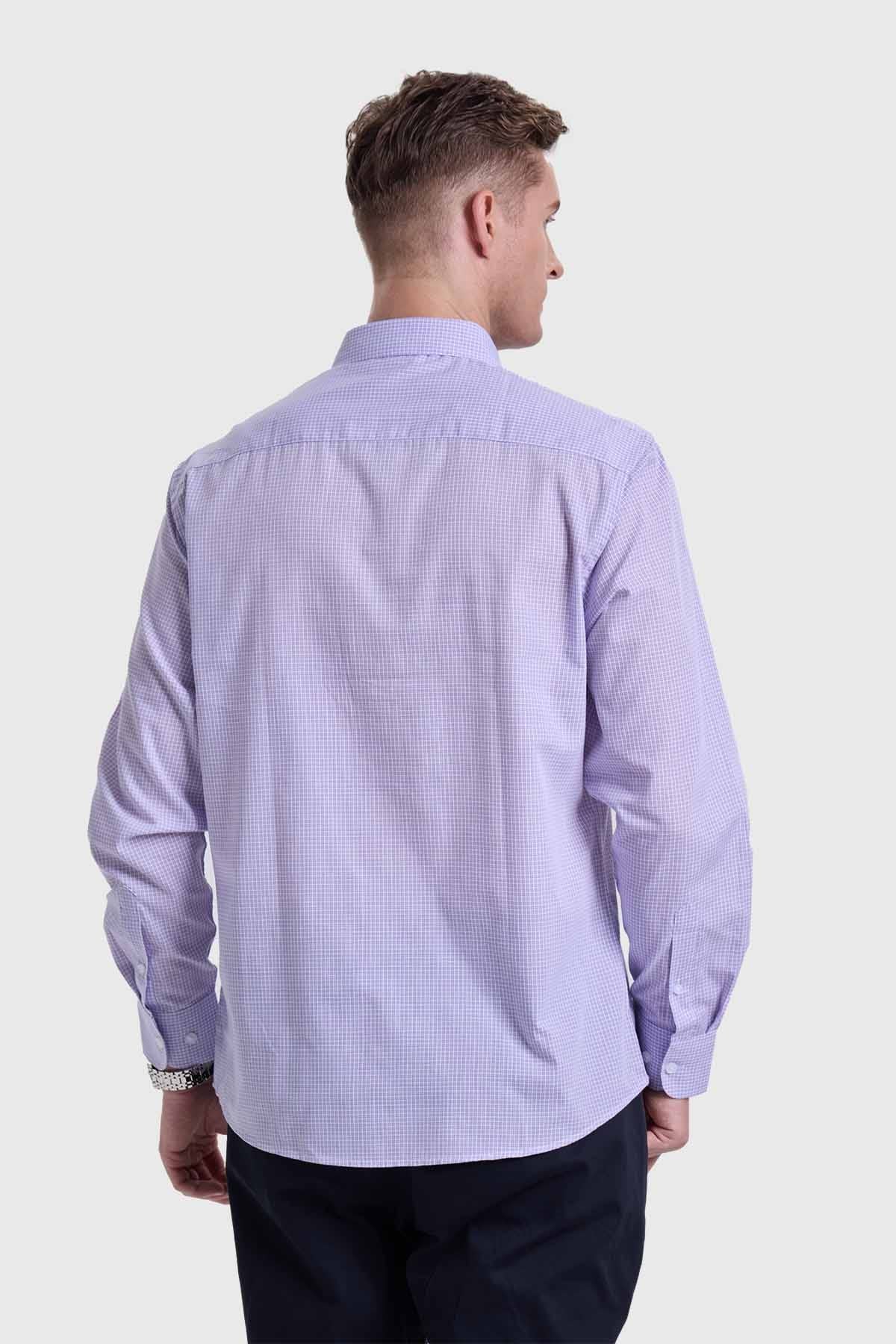 Camisa Hombre Fantasía Lila