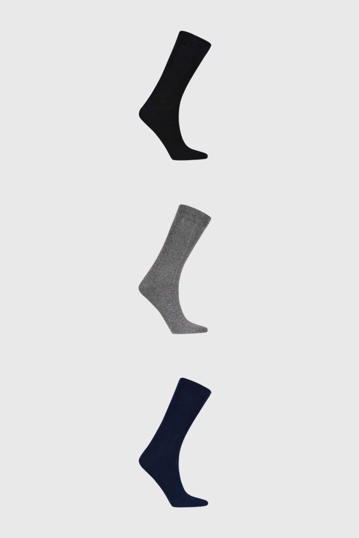 Calcetines de vestir en colores negro, gris y azul marino