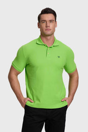 Polera Hombre Piqué Básica Verde