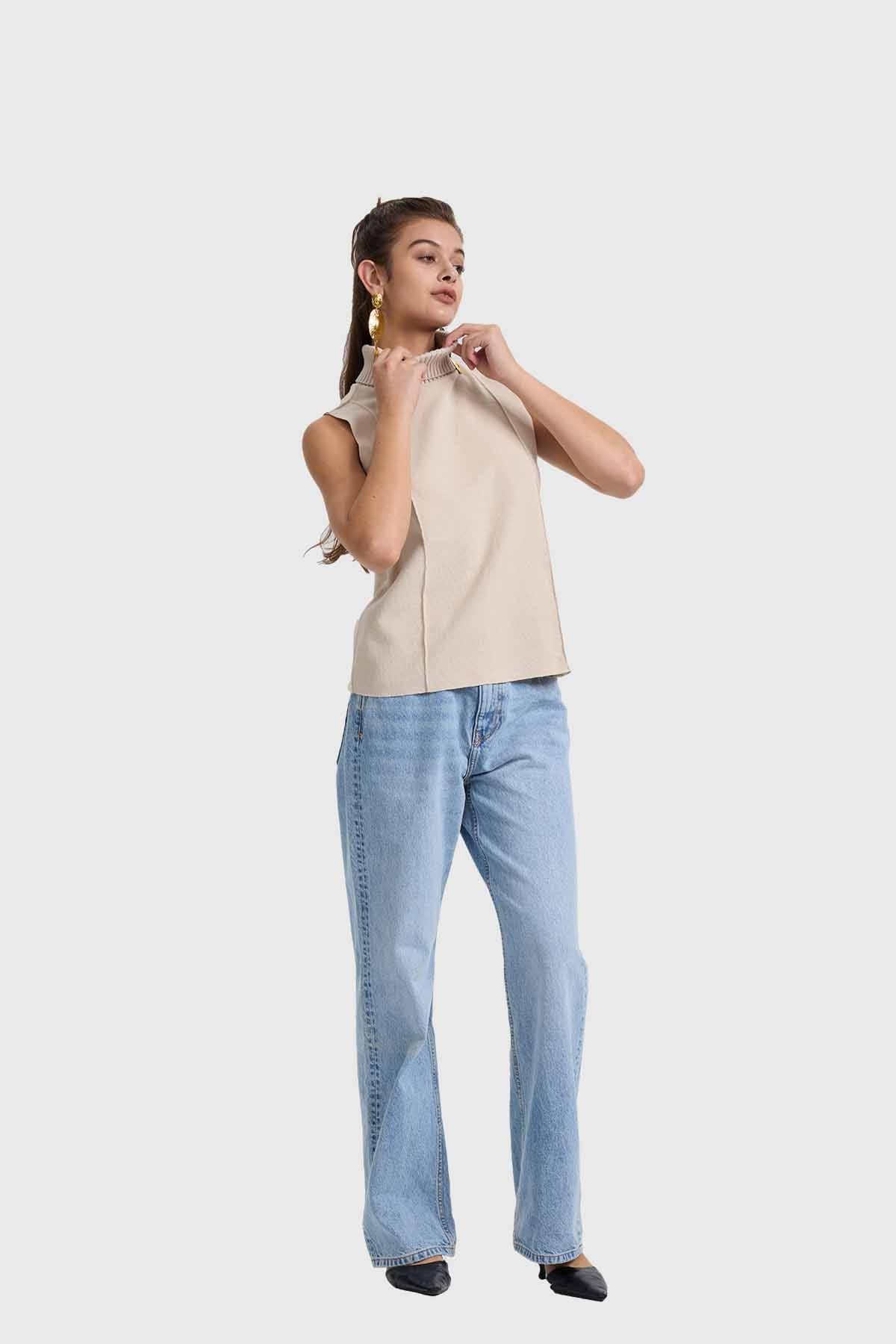 Sweater Mujer Crema I