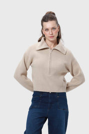 Sweater Mujer Bardot Beige