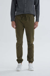 Pantalón Hombre Jogger Twill Verde