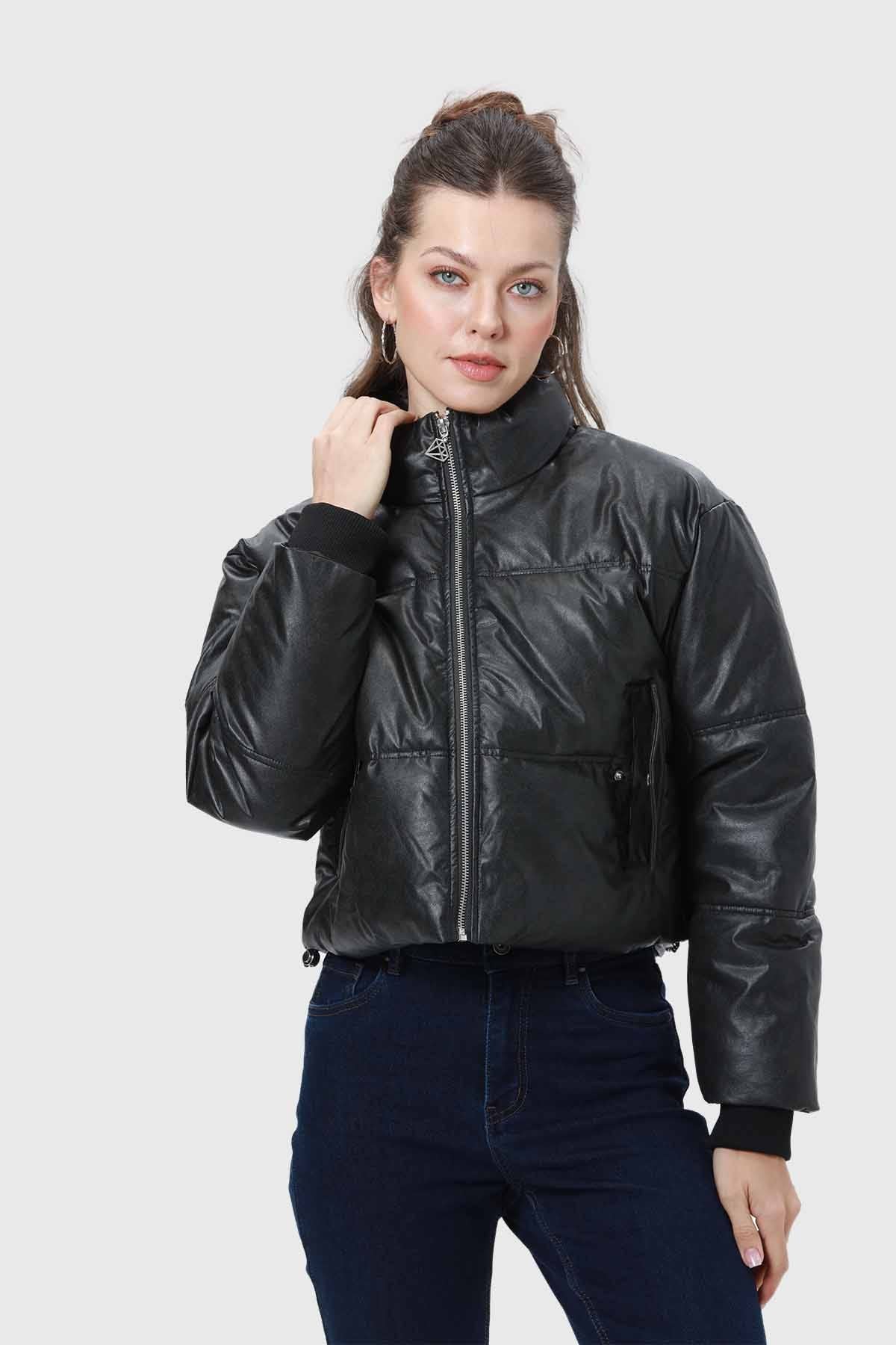CHAQUETA MUJER PUFFA E NEGRO