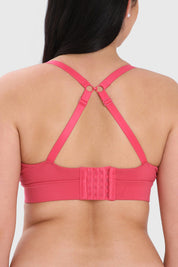 Sostén Mujer Peto Detalle Elástico Fucsia
