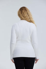 Sweater Mujer Chenille Crudo