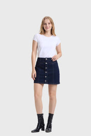 Falda Mujer Mini Azul