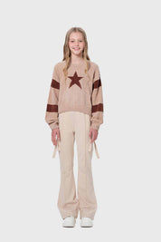 Sweater Niña Cerrado Beige