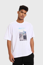Polera Hombre City Blanco