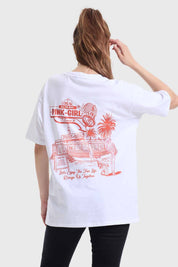 Polera Mujer Ojetillos Blanco