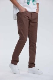 Jeans Hombre Slim Verde