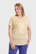 Polera Mujer Dorada Beige