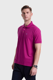 POLERA HOMBRE PIQUE LISA VIOLETA FSP