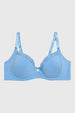 Sostén Mujer Detalle Encaje Azul