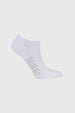 Calceta Deportiva Mujer Liso Caña Blanco