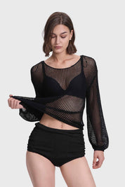 Polera Mujer Bote Calada Negro