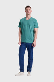Polera Hombre Básica Verde