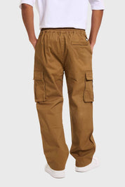 Pantalón Hombre Jogger Cargo Caqui