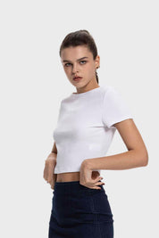 Polera Mujer Textura Sin Espalda Blanco