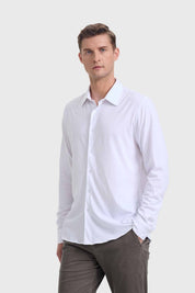Camisa Hombre Acabado Mercerizado Blanco