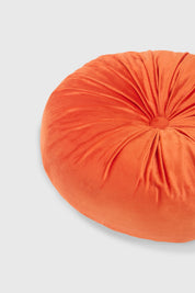 Cojín Velvet Redondo Terracota