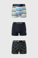 Boxer Niño Tripack Azul