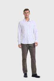Camisa Hombre Acabado Mercerizado Blanco