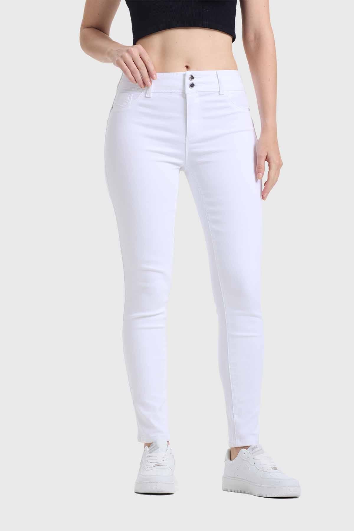 JEANS MUJER SKINNY JENY PUSHUP BLANCO