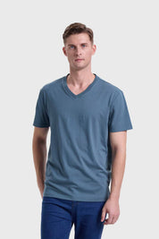 Polera Hombre Básica Verde Petróleo