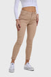 Jeans Mujer Skinny Beige