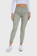 Jeans Mujer Skinny Verde