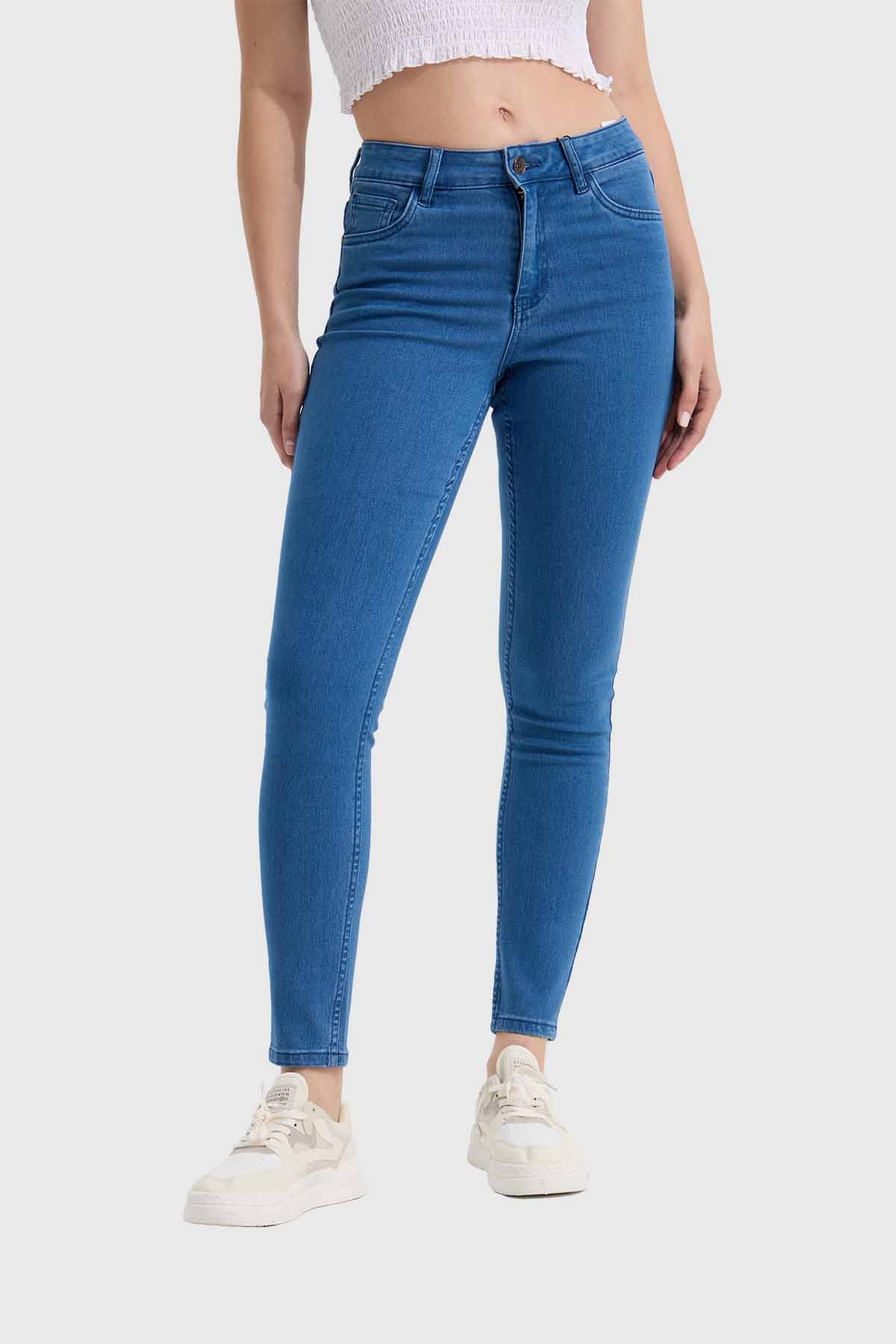 Jeans Mujer Skinny Emilia Azul