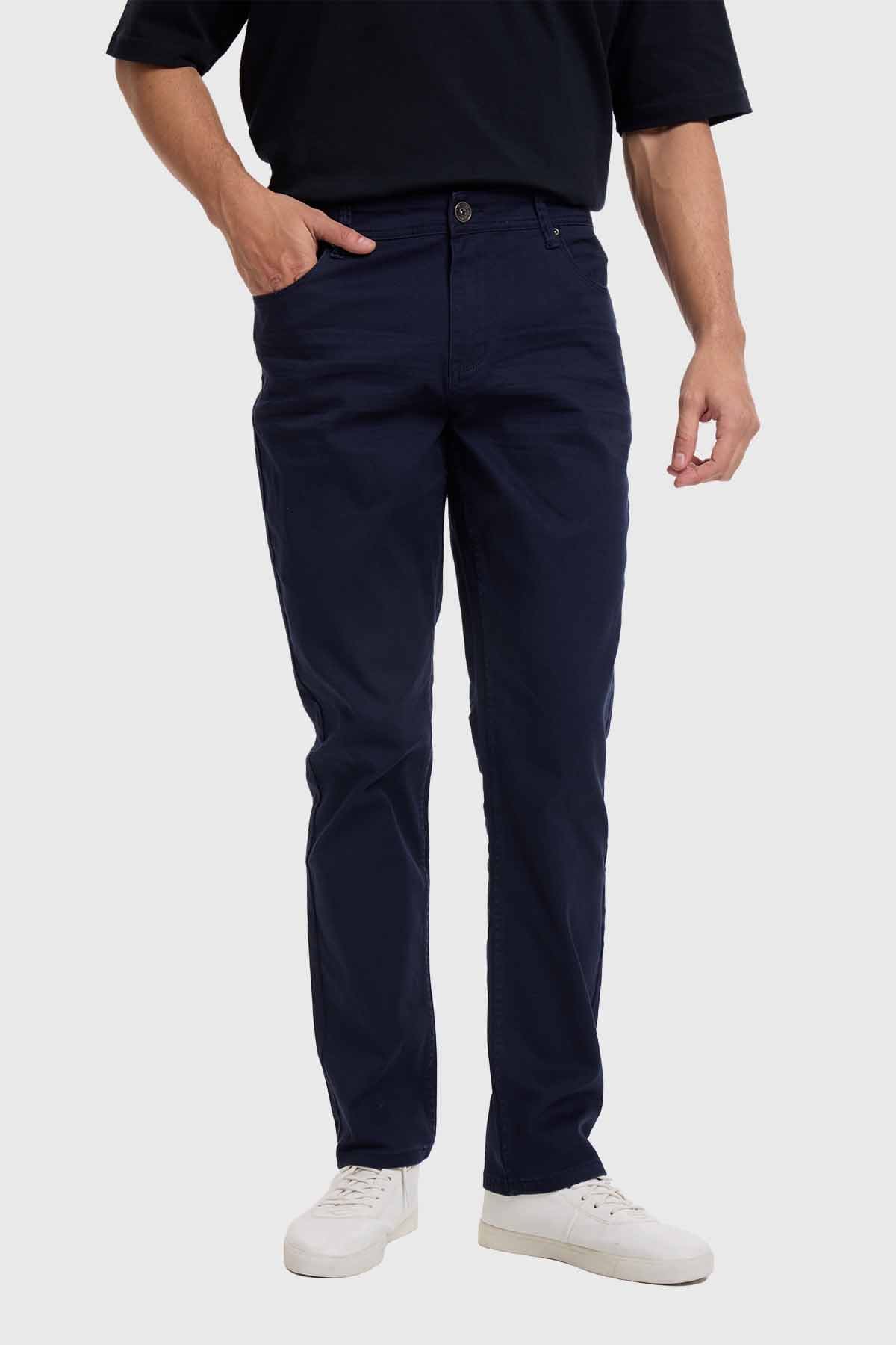 Jeans Slim Hombre Azul