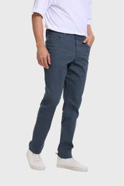 Jeans Hombre Slim Petróleo