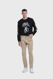 Jeans Hombre Slim Beige