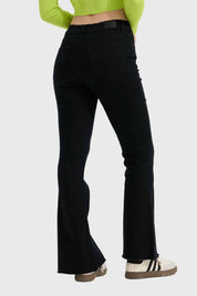 Jeans Mujer Flare Monse Negro