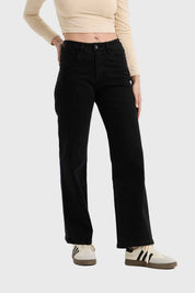 Jeans Mujer Wide Leg Sofía Negro