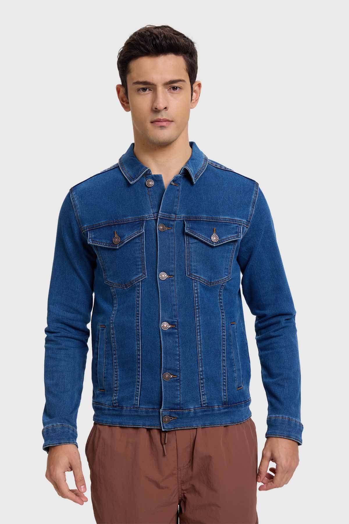 Chaqueta Hombre Jogger Azul