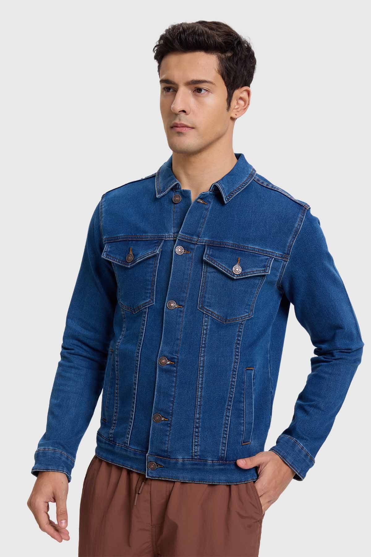 Chaqueta Hombre Jogger Azul