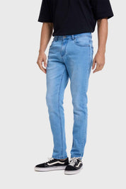 Jeans Hombre Slim Retro Wash Azul