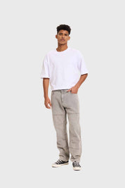 Jeans Hombre Baggy Retro Gris