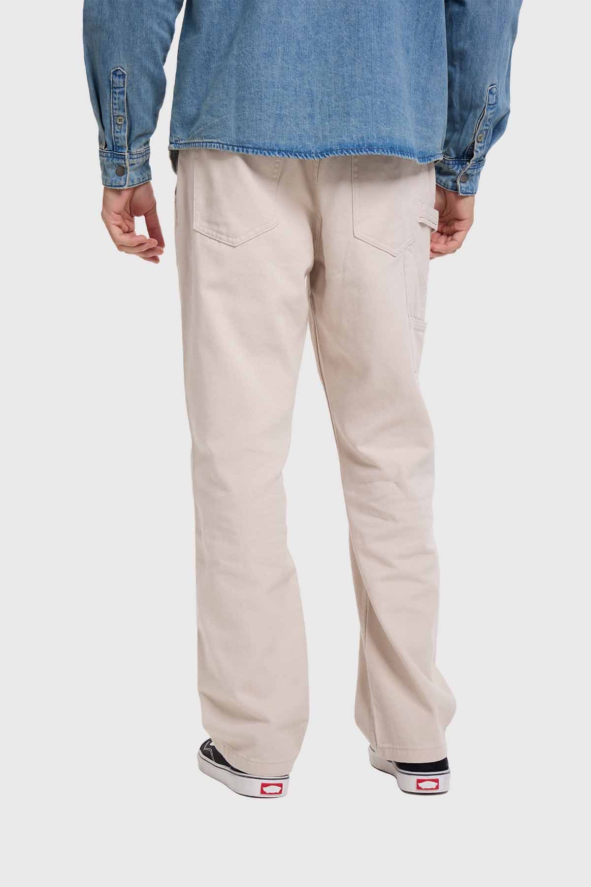 Jeans Hombre Recto Carpintero Beige