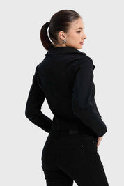 Chaqueta Mujer Biker Negro Negro / L